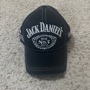 Jack Daniels Black and White Logo Cap